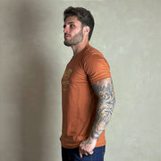 Camiseta Masculina Country Marrom Original Agro Paint Horse