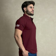 Camiseta Texas Farm Polo Masculina Original Premium Vinho