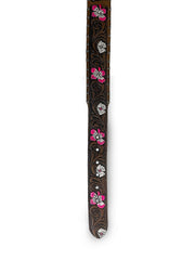 Cinto Country Infantil Feminino Couro Cowboy Rodeio Floral