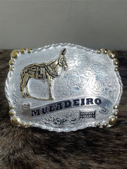 Fivela Muladeiro Cowboy Brand Master Country Tradicional