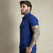 Camiseta Texas Farm Polo Masculina Country Original Azul
