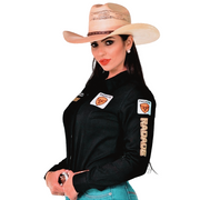 Camisão Country Feminino Rodeio Gola Polo Texana Brands Radade