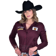 Camisão Country Feminino Rodeio Gola Polo Texana Brands Radade