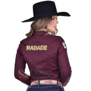 Camisão Country Feminino Rodeio Gola Polo Texana Brands Radade