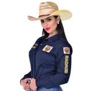 Camisão Country Feminino Rodeio Gola Polo Texana Brands Radade