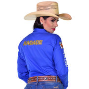 Camisão Country Feminino Rodeio Gola Polo Texana Brands Radade