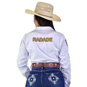 Camisão Country Feminino Rodeio Gola Polo Texana Brands Radade