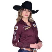 Camisão Country Feminino Rodeio Gola Polo Texana Brands Radade
