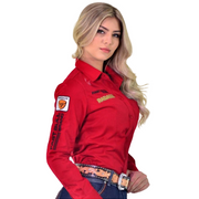 Camisão Country Feminino Rodeio Gola Polo Texana Brands Radade
