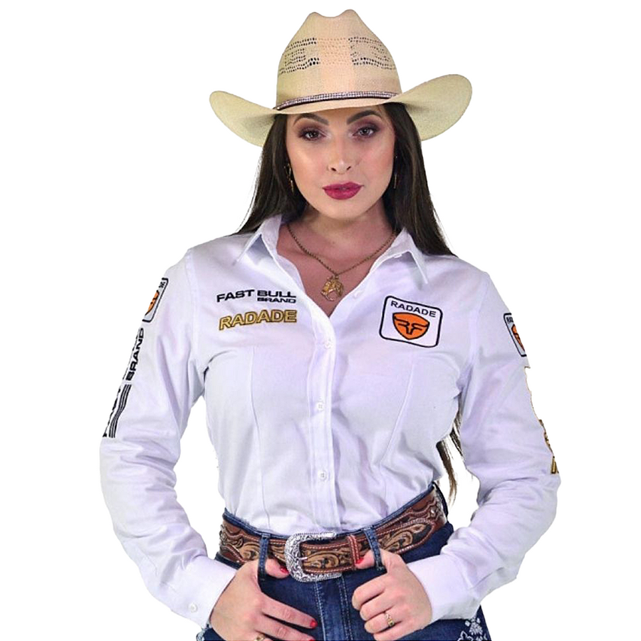 Camisão Country Feminino Rodeio Gola Polo Texana Brands Radade
