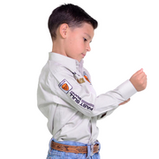 Camisão Country Radade Infantil Bordada Barretos Peão