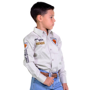 Camisão Country Radade Infantil Bordada Barretos Peão