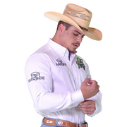 Camisa Rodeio Masculina Texana Manga Comprida Green Bull Radade