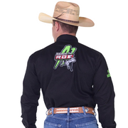 Camisão Country Radade Masculina Green Bull Bordada Manga Longa