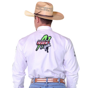 Camisa Rodeio Masculina Texana Manga Comprida Green Bull Radade
