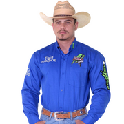 Camisão Country Radade Masculina Green Bull Bordada Manga Longa