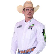 Camisa Rodeio Masculina Texana Manga Comprida Green Bull Radade