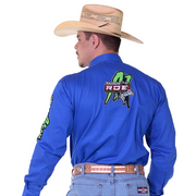 Camisa Rodeio Masculina Texana Manga Comprida Green Bull Radade
