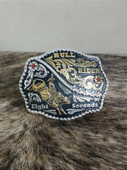 Fivela Country Master Bull Rider 8 Segundos Cowboy Western