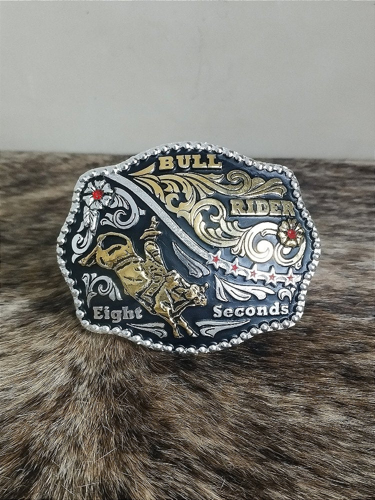 Fivela Country Master Bull Rider 8 Segundos Cowboy Western