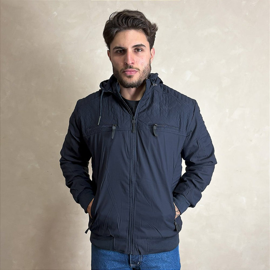 Jaqueta Bobojaco Masculina Forrada Estilosa Casaco Longo
