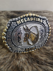 Fivela Country Master Muladeiro Raiz Cowboy Tradicional