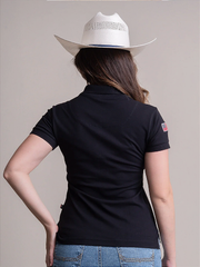 Camiseta Texas Farm Polo Feminina Original Premium Preto