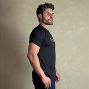 Camiseta Masculina Country Life Preta Algodão Paint Horse