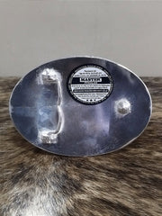 Fivela Long Horn Redonda Dourada Master Country Cowboy