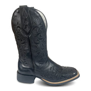 Bota Feminina Texana Country Bico Quadrado Brilho Cavalgada