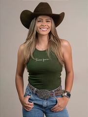 Camiseta Regata Texas Farm Original Canelada Country Tx