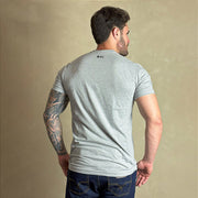 Camiseta Masculina Country Cinza Algodão Agro Paint Horse