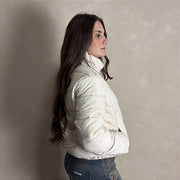 Jaqueta Feminina Puffer Blusa Frio Inverno Bobojaco Branco