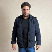 Jaqueta Masculina Puffer Blusa De Frio Inverno Com Capuz